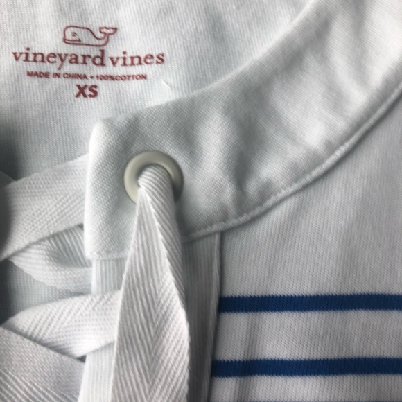 Vineyard Vines | Yacht Stripe Tie Front Knit Dress - Picture 3 of 6